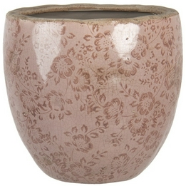 Overview image: Woonaccessoires bloempot roze bloemen