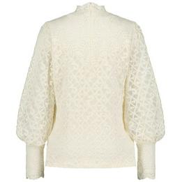 Overview second image: Nukus blouse Stella Lace top off white