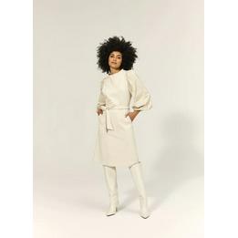 Overview second image: Summum jurk Midi dress off white