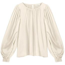 Overview image: Summum blouse satin look off white