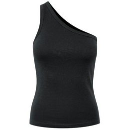 Overview image: Gestuz top Drew zwart one shoulder