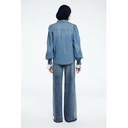 Overview second image: Fabienne Chapot blouse Brody denim