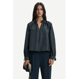 Overview image: Samsøe Samsøe blouse Karookhi donker blauw