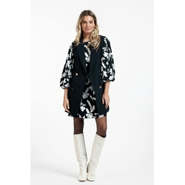 Overview second image: Studio Anneloes blazer Jazzy bonded donkerblauw