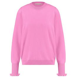 Overview image: Studio Anneloes pullover Cady ruffle cashmere roze