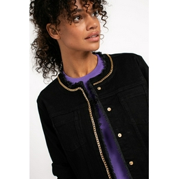 Overview second image: Studio Anneloes jas Brooklyn jeans zwart
