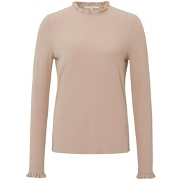 Overview image: Yaya top met ruffles en lange mouwen