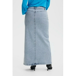Overview second image: Gestuz rok Siw licht blauw denim