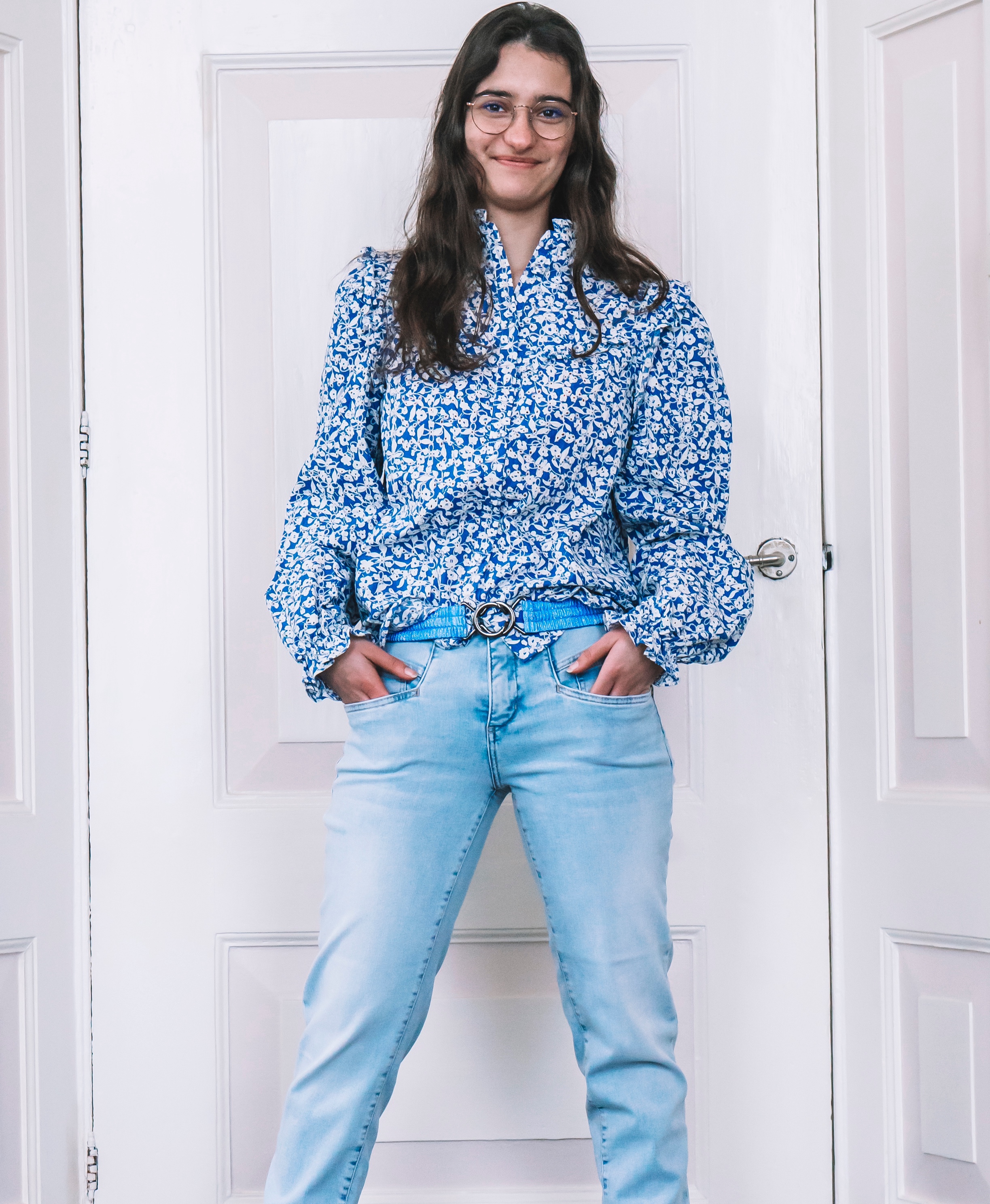 Nukus blouse blauw