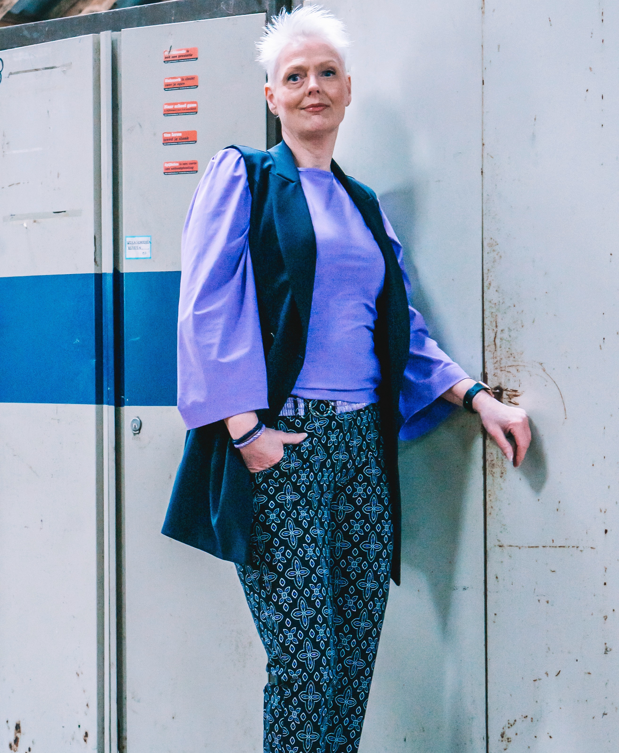 Studio Anneloes blouse Jacqueline paars