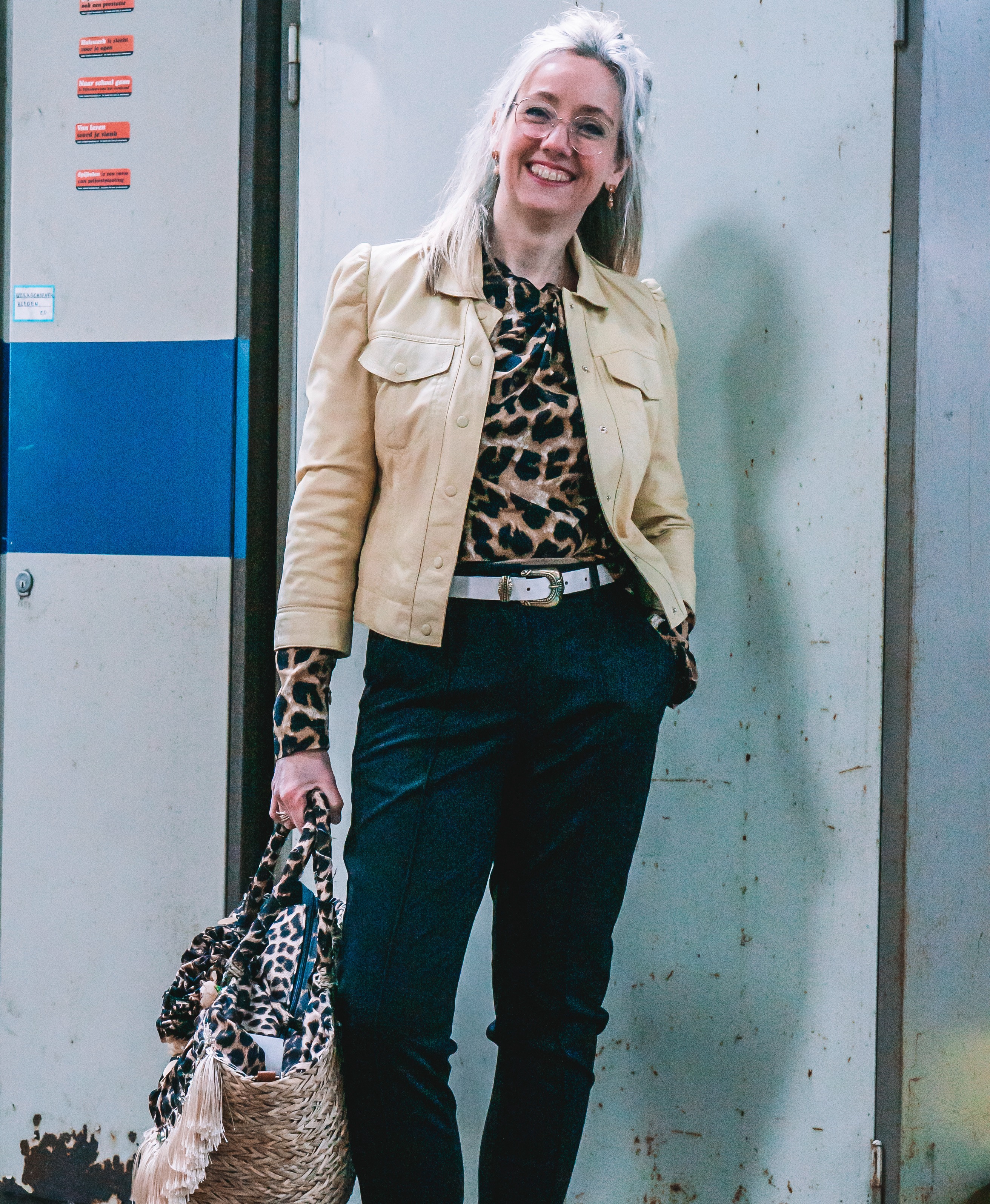 Copenhagen Muse blouse Agnes animal print