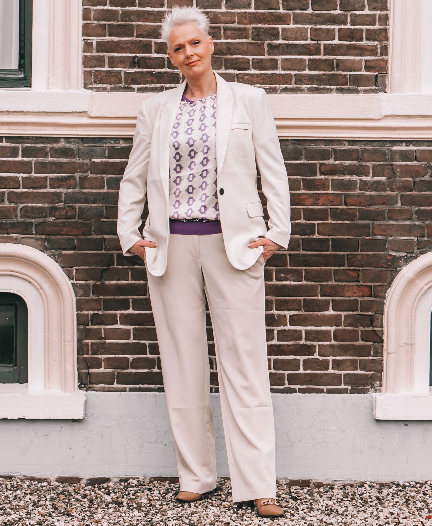 JcSophie blouse Jacqueline paars