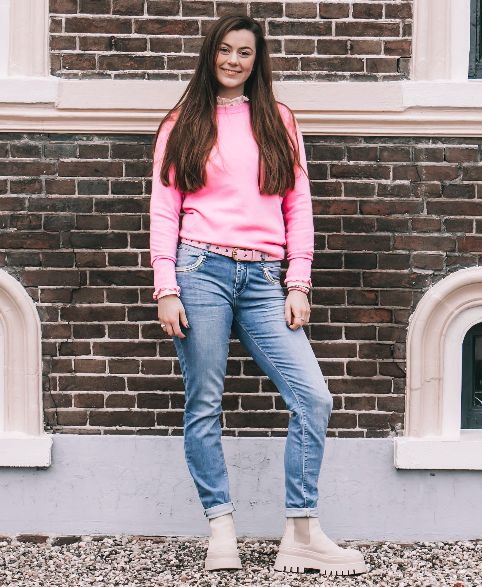 Mos Mosh broek licht blauwe jeans