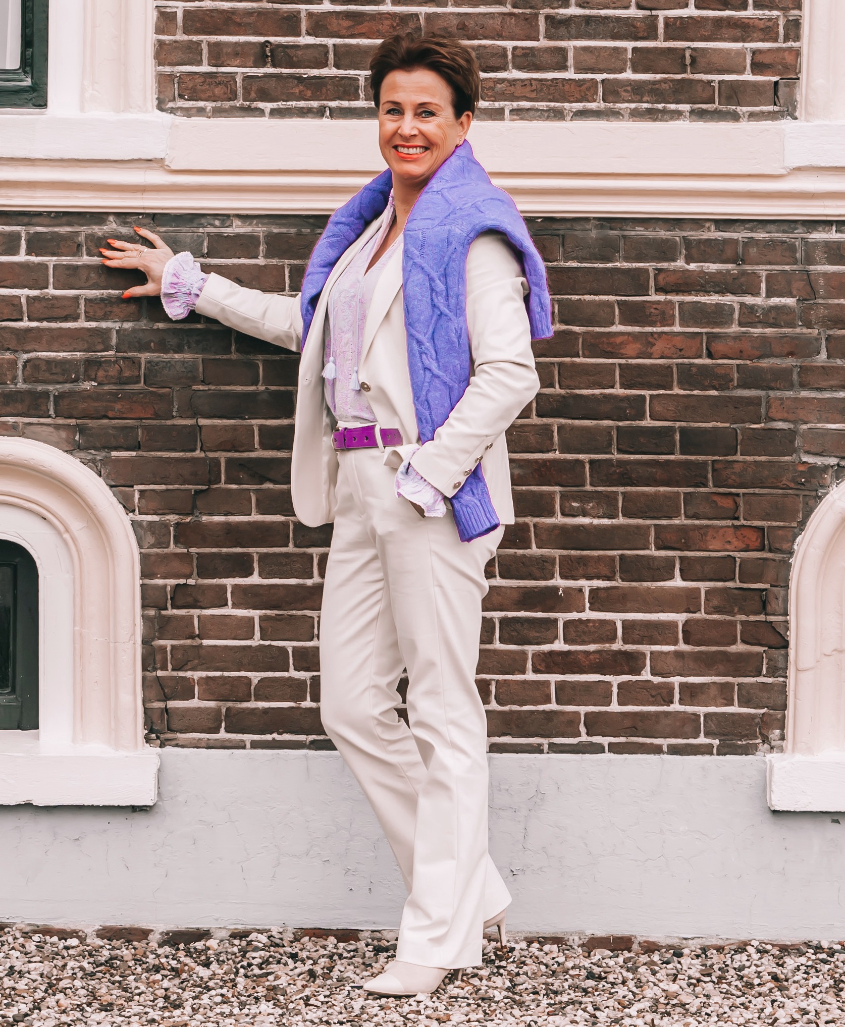 Nukus blouse Ilse lila