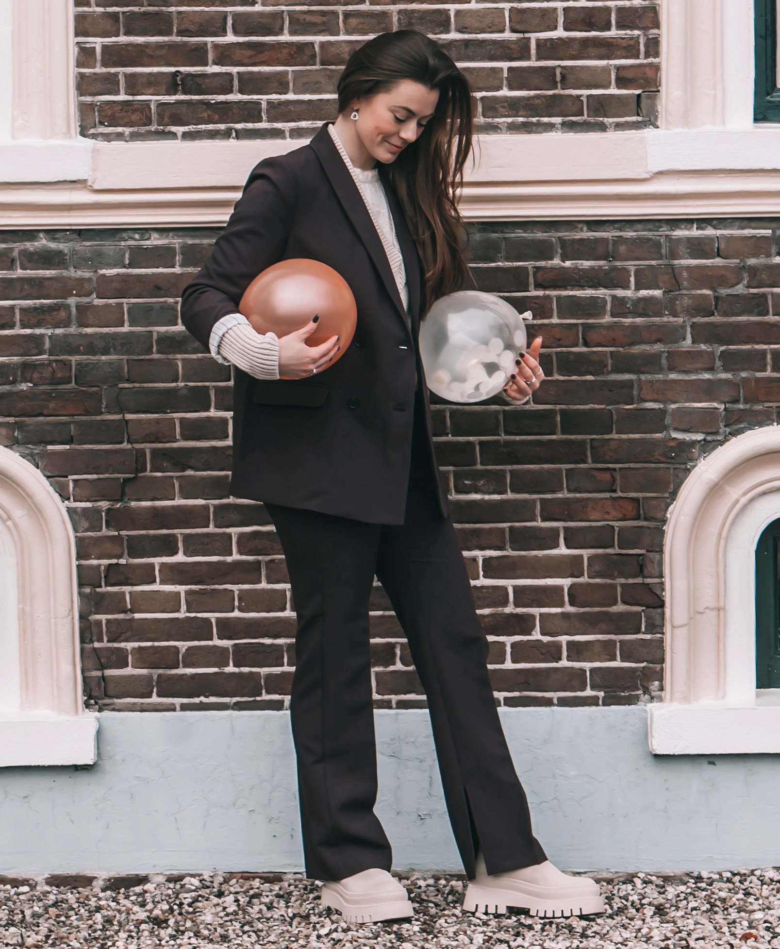 Co' Couture blazer bruin
