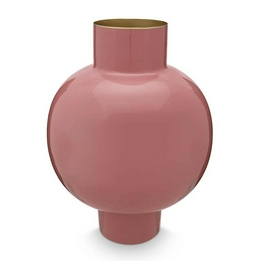 Overview image: Woonaccessoires metalen vaas roze