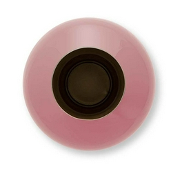 Overview second image: Woonaccessoires metalen vaas roze 40 cm