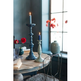 Overview second image: Woonaccessoires metalen kandelaar 24 cm