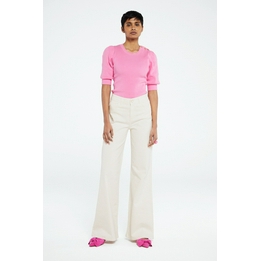 Overview image: Fabienne Chapot broek Eva wide leg off white
