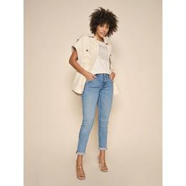 Overview image: Mos Mosh jeans Naomi Ida bold cropped licht blauw