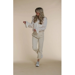 Overview image: Nukus blouse Ada Lace zand