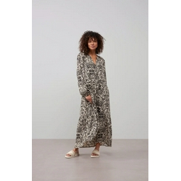 Overview image: Yaya maxi-jurk folklore print