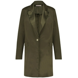 Overview second image: Studio Anneloes blazer Angie satijn groen