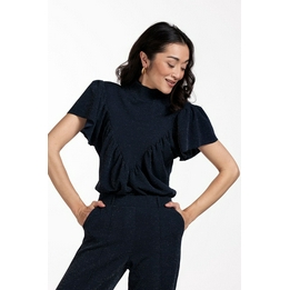 Overview image: Studio Anneloes top Revi lurex donker blauw