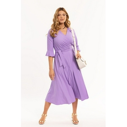 Overview image: Studio Anneloes jurk Maeve wrap lila