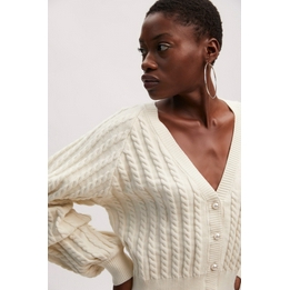 Overview image: Gestuz vest Lexi silver birch off white