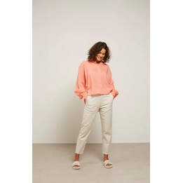 Overview second image: Yaya blouse met lange ballonmouwen
