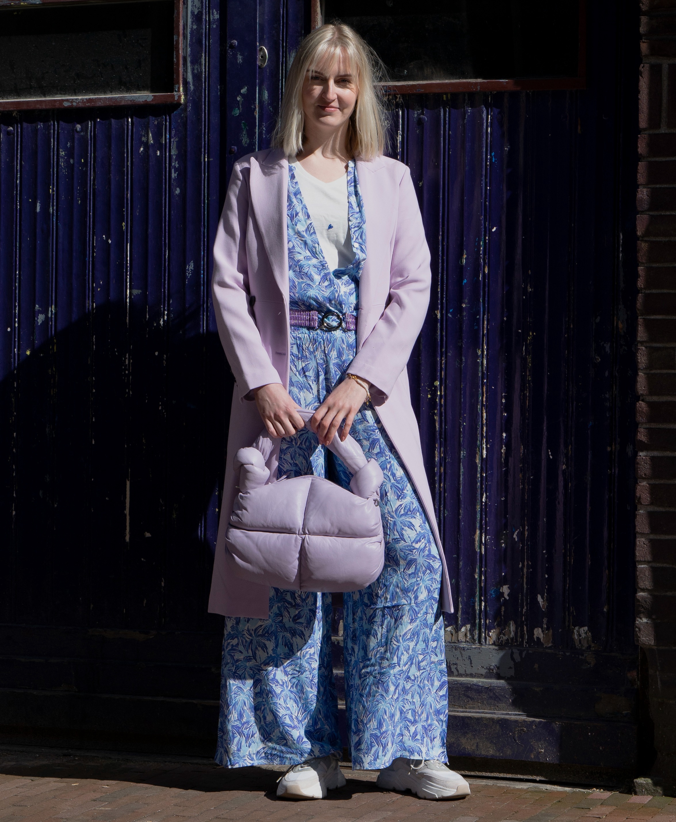 Fabienne Chapot, broek, shirt, blouse, Anouk, blauw
