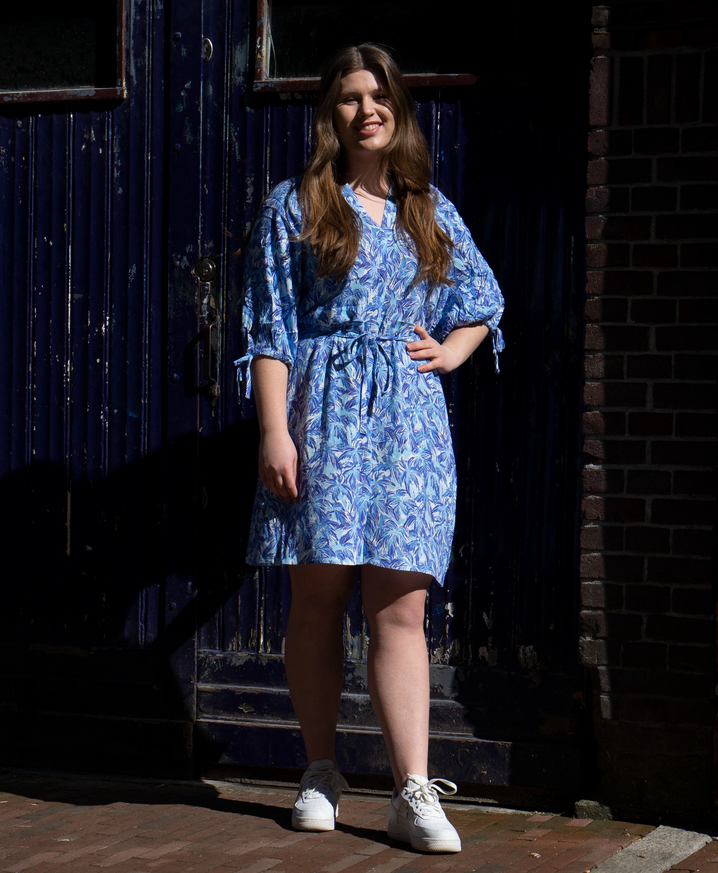 Fabienne Chapot, jurk, Sabine, blauw