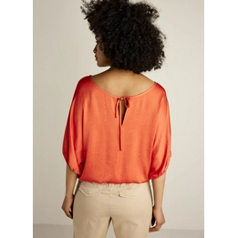 Overview second image: Summum top oranje korte mouw