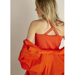 Overview second image: Summum top met glinster bandjes oranje