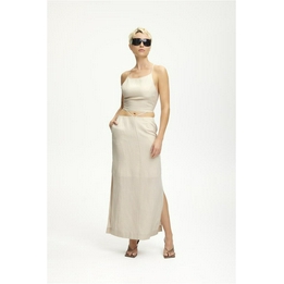 Overview image: Gestuz rok maxi Malou linnen