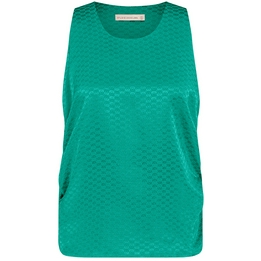Overview second image: Studio Anneloes top Wende satin jacquard emerald