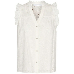 Overview image: Co' Couture top Pola Anglaise wit