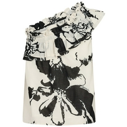 Overview second image: Copenhagen Muse top Oline zwart/off white