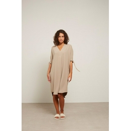 Overview image: Yaya jurk driekwart mouw zand