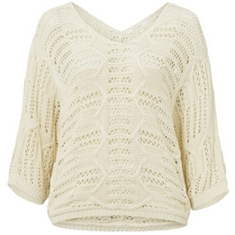Overview second image: Yaya trui relaxed fit wolwit