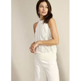 Overview image: Summum top mouwloos off white