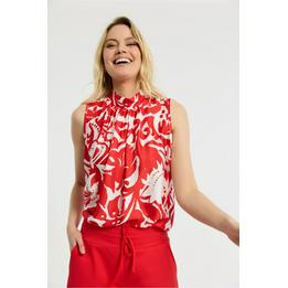 Overview image: Studio Anneloes top Iza floral rood/wit