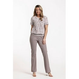Overview image: Studio Anneloes broek Mara bonded flair taupe
