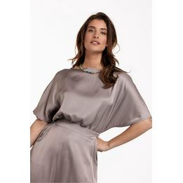 Overview image: Studio Anneloes top Luxx satin taupe