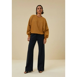 Overview second image: BY-BAR sweater Bibi sparkle camel