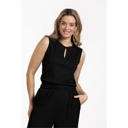 Overview image: Studio Anneloes top Simone pleated zwart