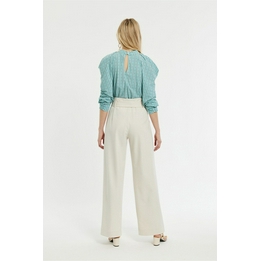 Overview second image: Studio Anneloes broek Cara bonded paperbag off white