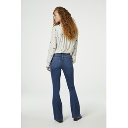 Overview second image: Fabienne Chapot Flare broek Eva medium wash