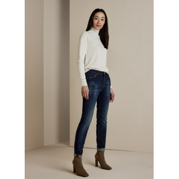 Overview second image: Summum jeans Venus tapered night blue
